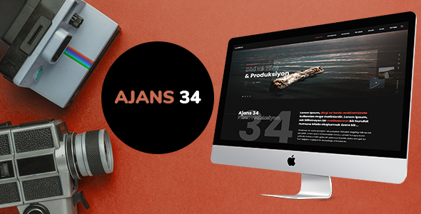 Ajans34 - WordPress Studio, Produksiyon Teması