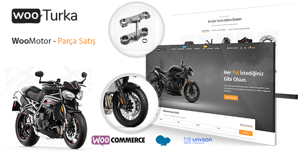 Woo Motor - WordPress Motor, Parça Satış Teması