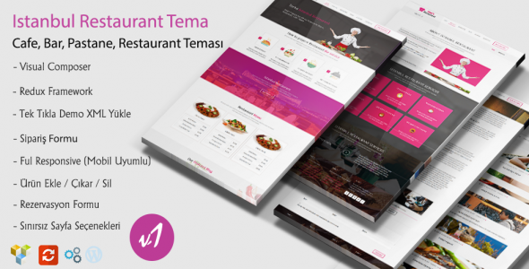 Istanbul WordPress Restaurant Teması
