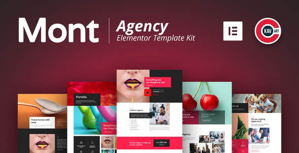 Montly - Agency Elementor Template kit
