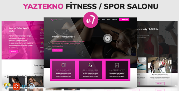 YazTek Fitness - WordPress Fitness Spor Teması