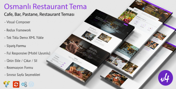 Osmanlı -  WordPress Restaurant Teması