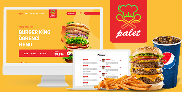 Palet - WordPress Restaurant Teması