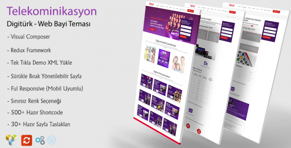 Digiturk -  WordPress Responsive Bayi Teması