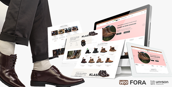 Woo Fora - WordPress Ayakkabı Satış Teması