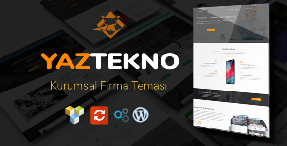 YazTek01 WordPress Kurumsal Firma Teması