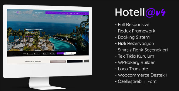 Hotella v4 - WordPress Hotel Apart Teması