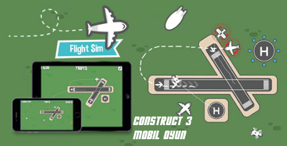 Flight Sim - Mobil Uyumlu Oyun