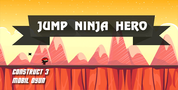 Jump Ninja Hero - Mobil Uyumlu Oyun