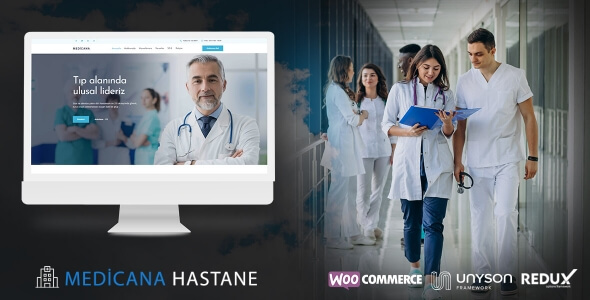 Medicana - WordPress Hastane Teması