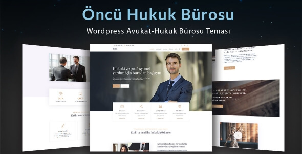 Öncü - WordPress Hukuk Bürosu Teması