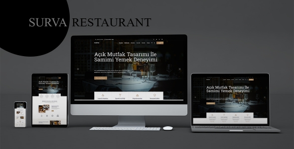 Surva - WordPress Restaurant Teması
