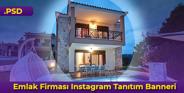 PSD Banner - Emlak Firması Tanıtım Paketi