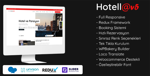 Hotella v5 - WordPress Hotel Apart Teması