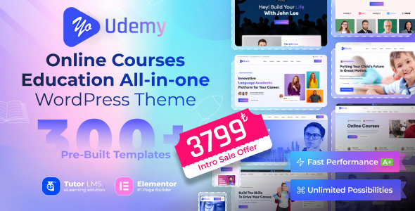 YoUDemy - WordPress Udemy Eğitim Teması