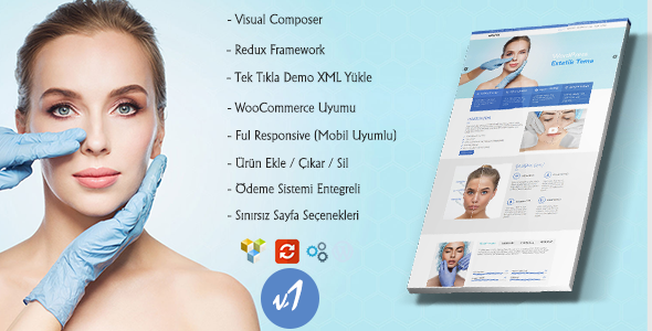 EstetikX - WordPress Estetik Cerrah Teması
