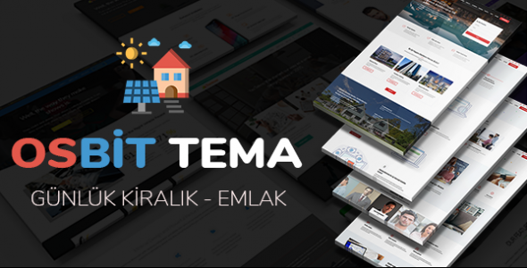 Osbit - WordPress Günlük Kiralık, Emlak Teması