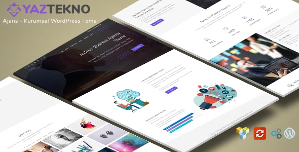 Creative Ajans - WordPress Mobil Uyumlu Tema