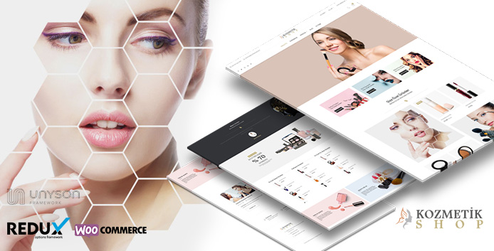 Kozmetik Shop - Kozmetik Ürün Satış Teması
